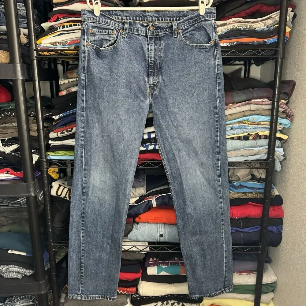 Y2K Levis 503 Jeans Men 36x32 Baggy Wide Leg Faded Skater Western (Tagged 38x34)