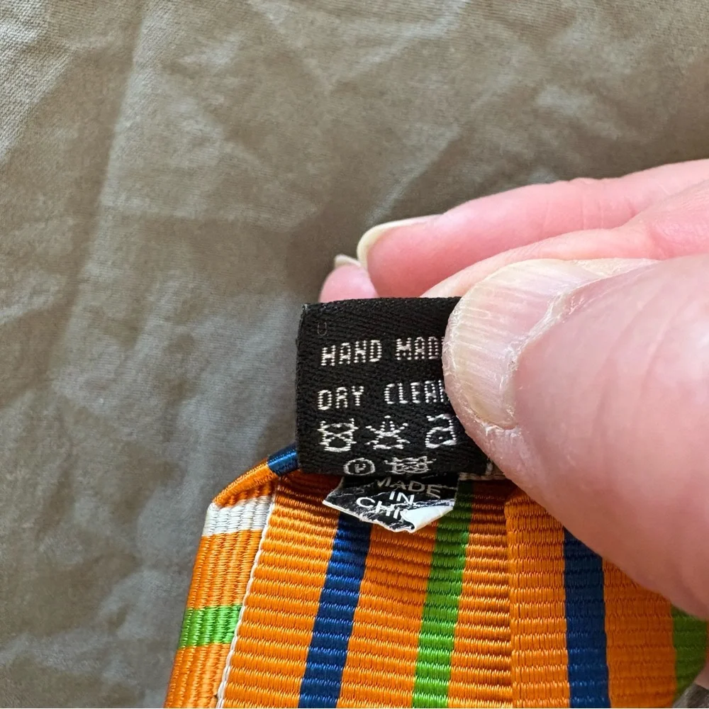Rooster handmade silk
