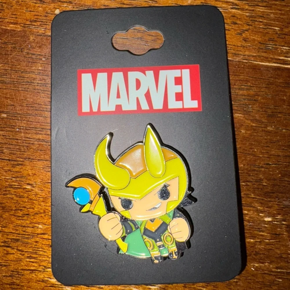 Marvel‎ Loki Chibi Enamel Pin Bioworld NWT Avengers Thor Villain