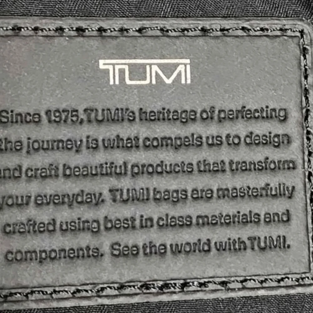 Tumi briefcase leather