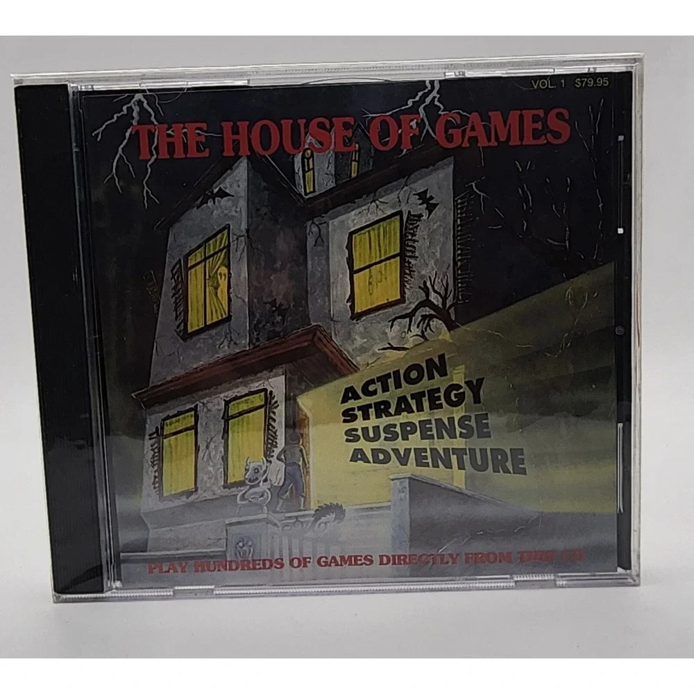 The House‎ of Games Vol 1 PC Game CD ROM Video Game Vintage Sealed