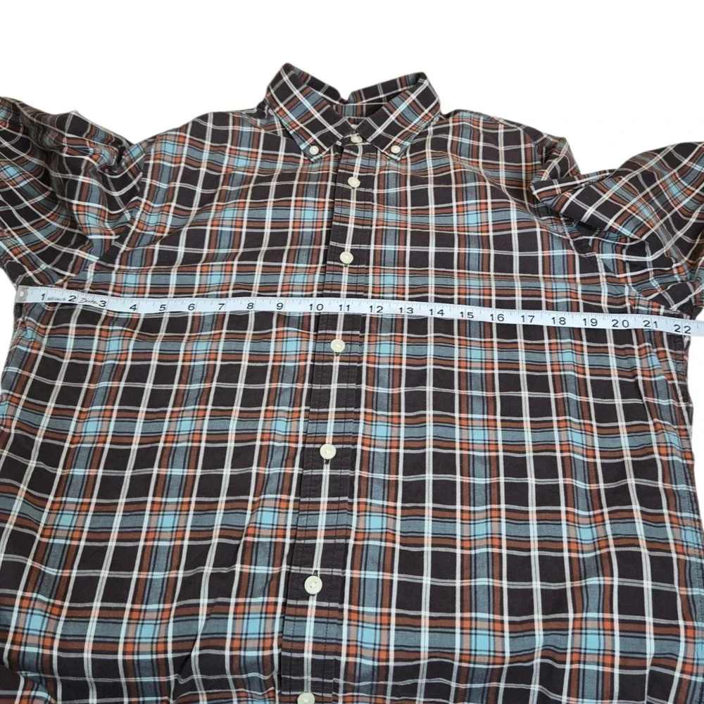 Banana Republic Mens Preppy Plaid Shirt Size M Office Career Button Down‎ Cotton