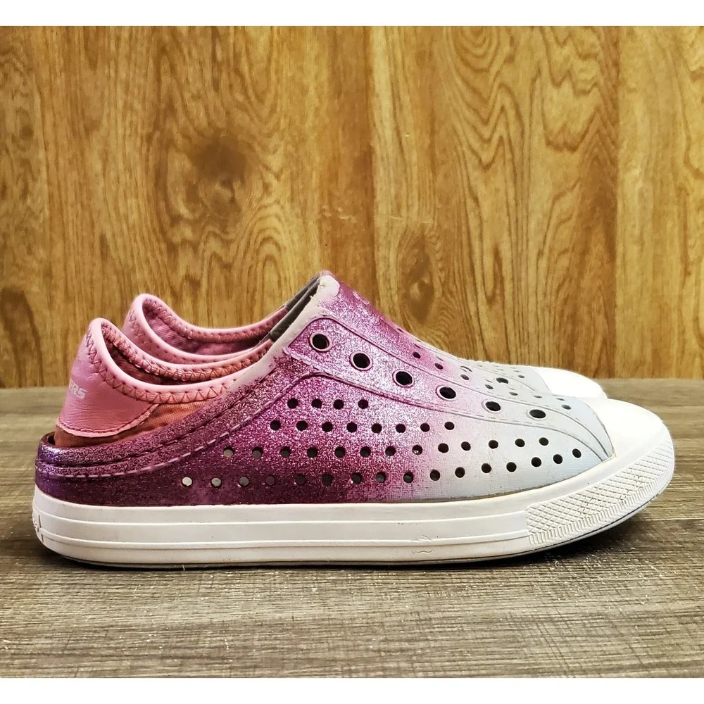Skechers Foamies Slip On Shoes‎ Youth Size 4 Pink