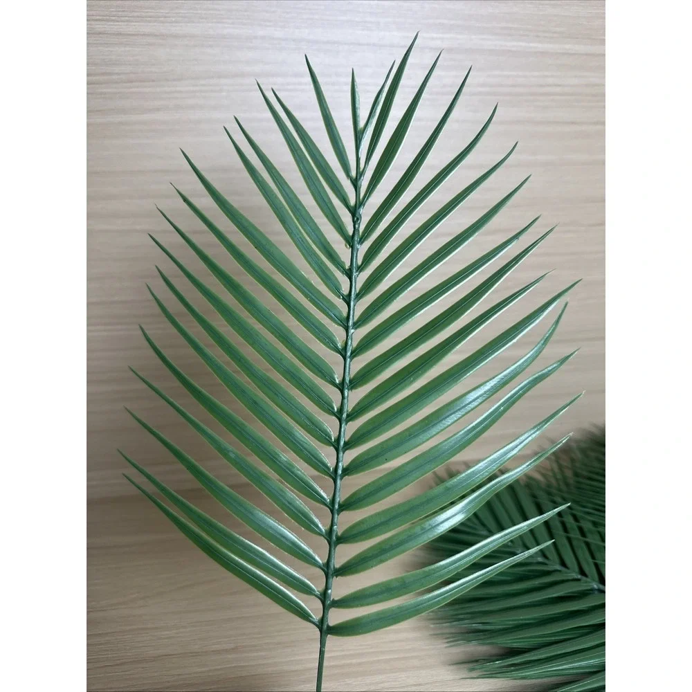 20Pcs Artificial Palm Leaves Tropical Plant Single Pieces Green Arrangement