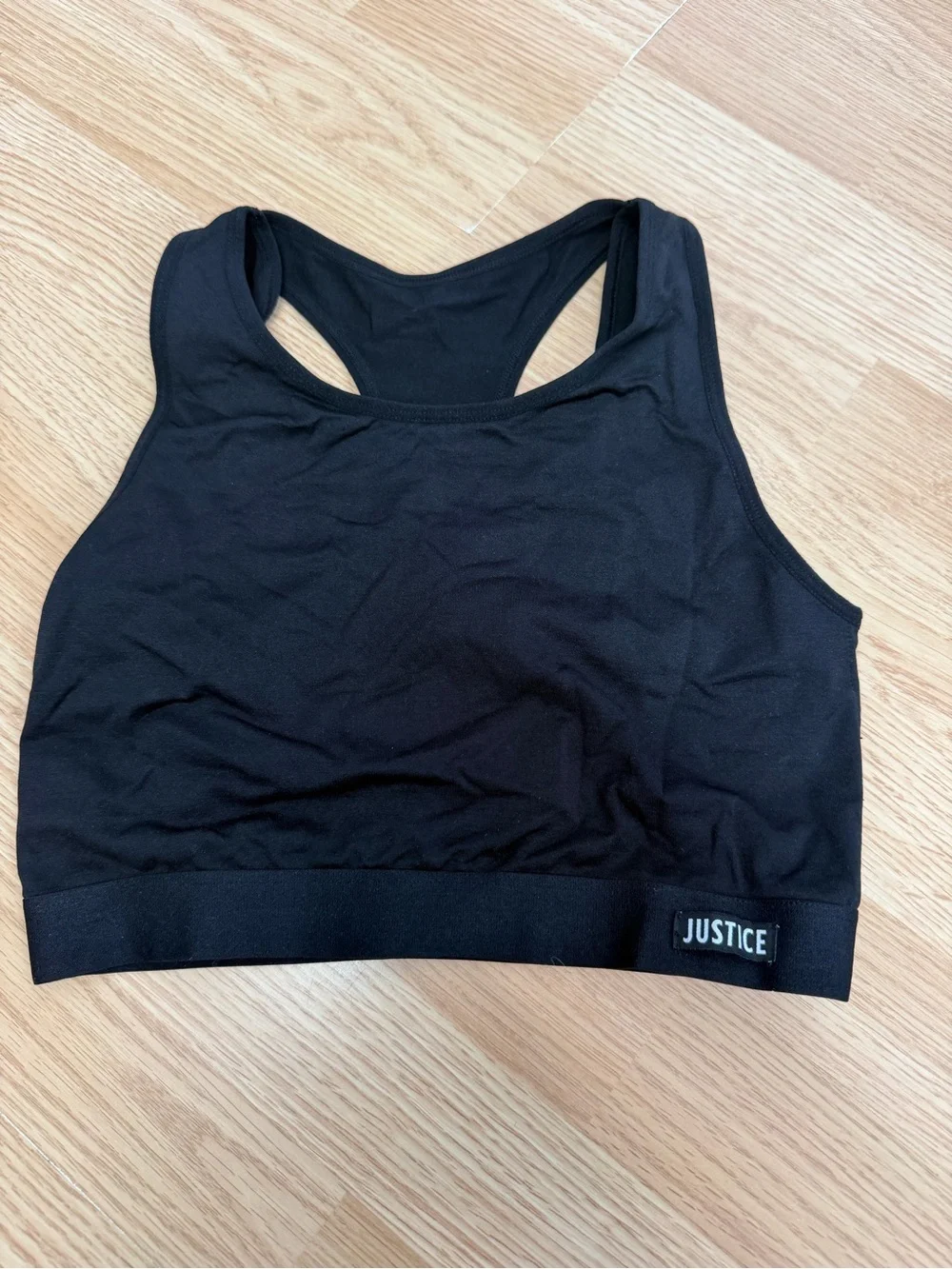 Justice Sport Girls Black Sports Bra Bundle Tie Dye Athleisure 2 Piece