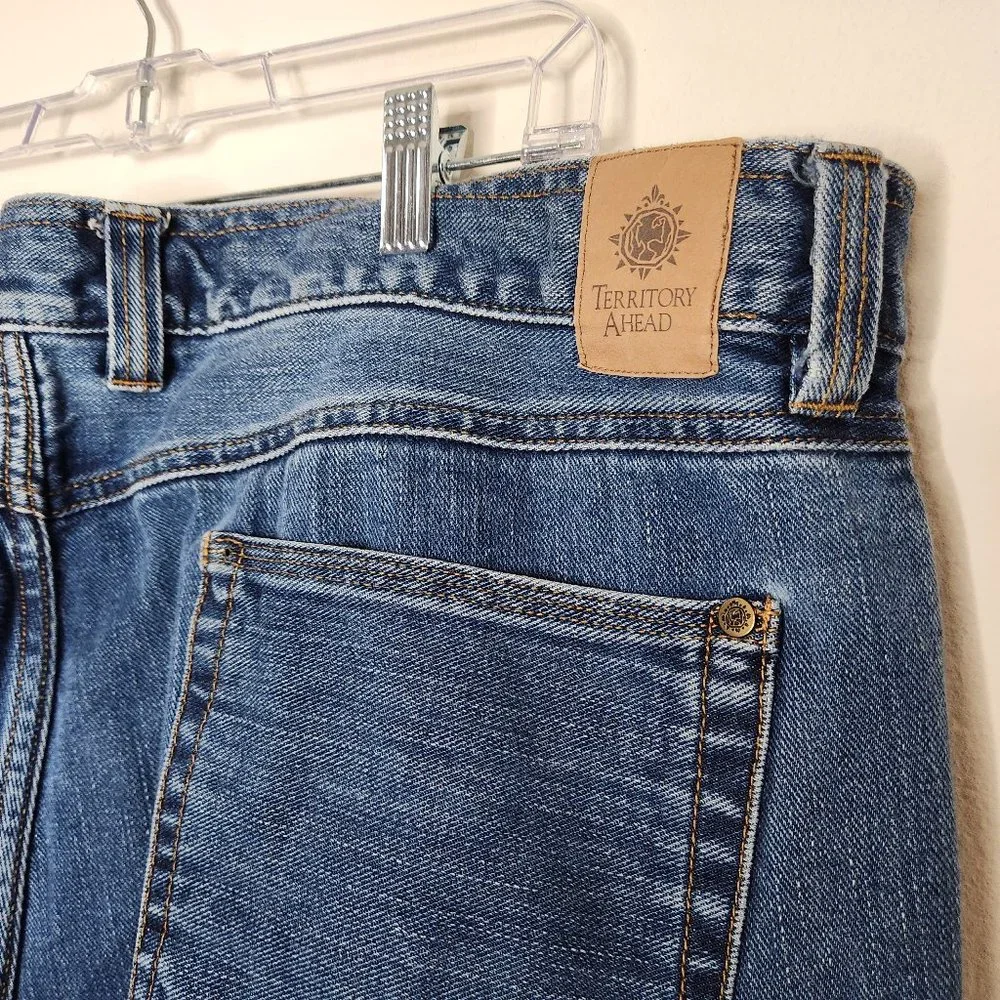 Territory Ahead 42 x 30 Blue Straight Denim Jeans