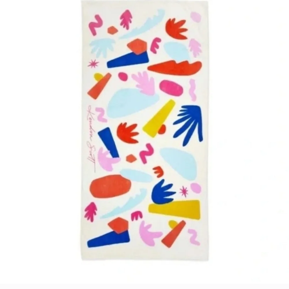 🔹️Kendra Scott🔹️Oversized Beach Towel 35 X 70 Terrazo