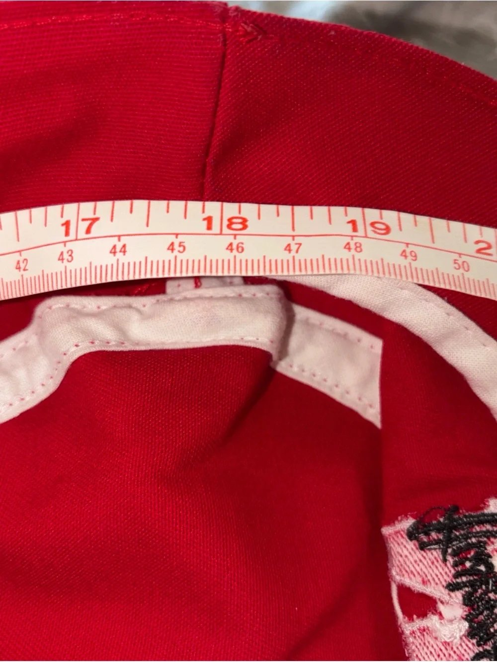 Vtg 90s Nebraska Huskers Toddler Bucket Hat Made in USA Red 18
