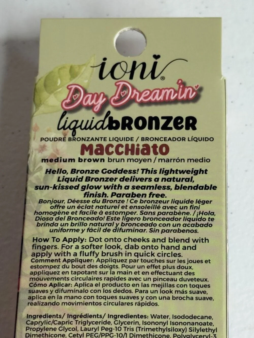 IONI liquid bronzer