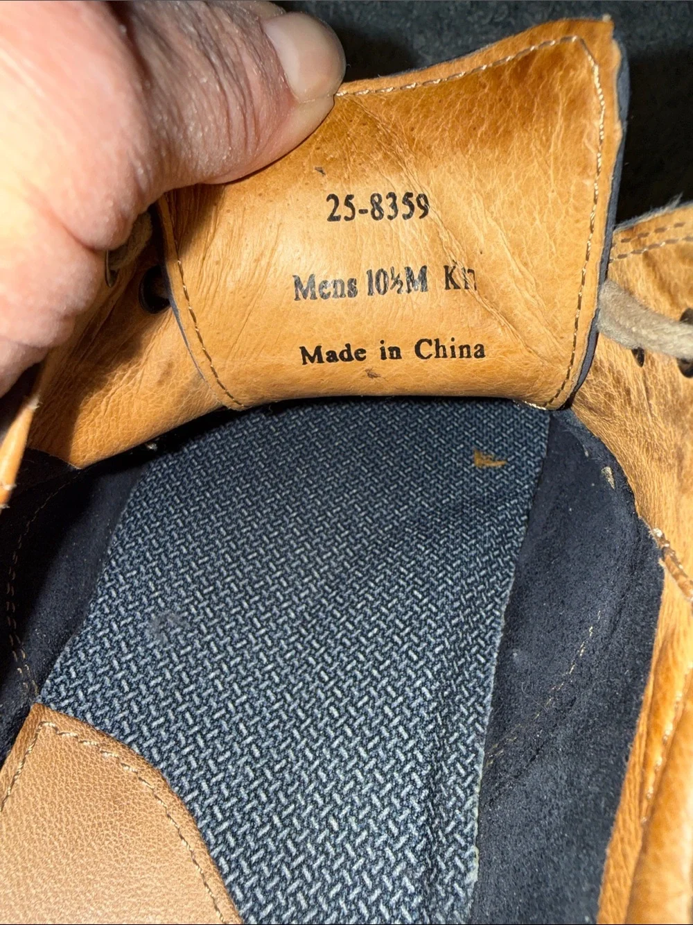 Johnston & Murphy men sheepskin