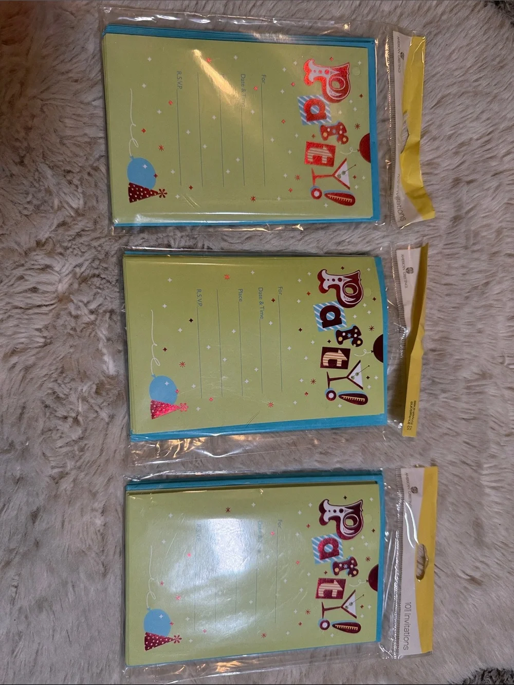 American Greetings bright green