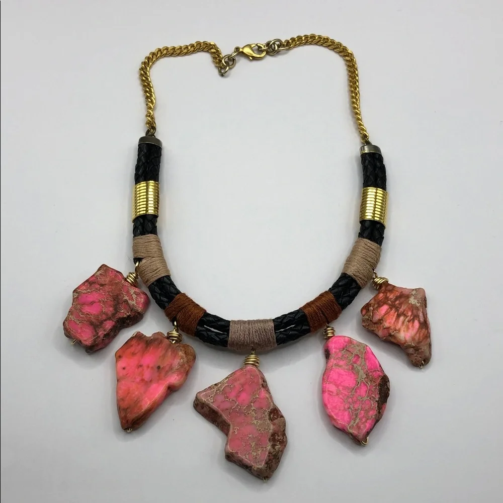 Artisan necklace corded