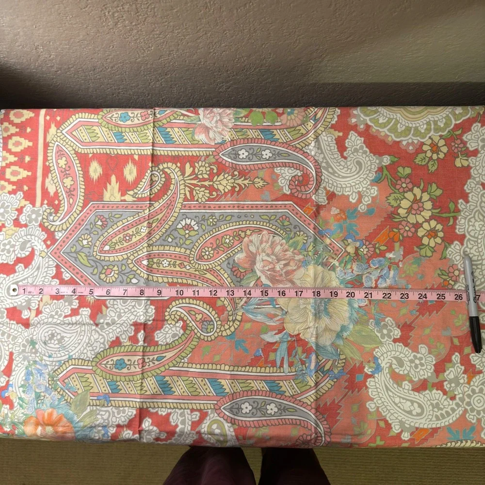 Pottery‎ Barn Mira Paisley Pillow Sham Boho Cotton Cotton Material Israel
