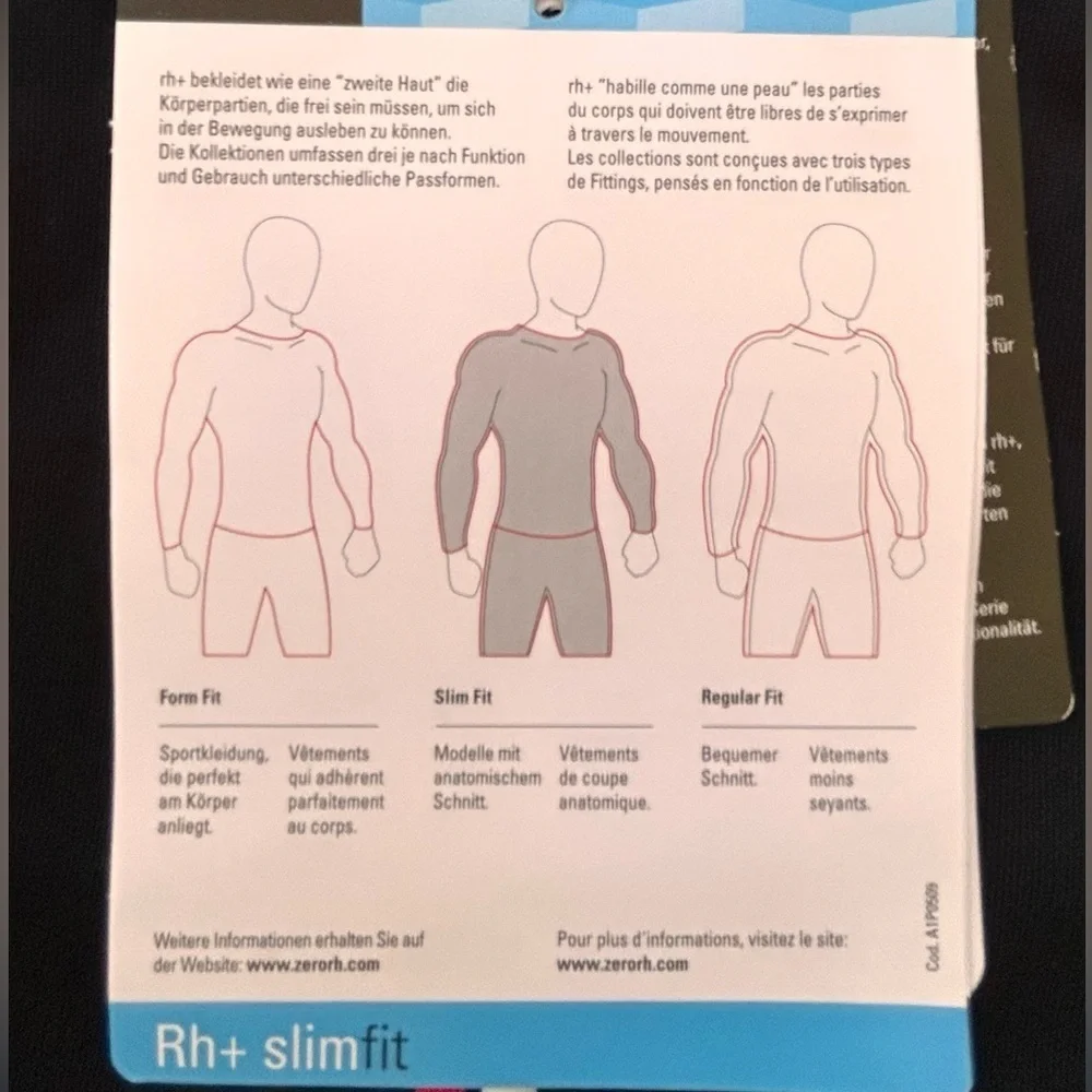 zerorh rh+ slimfit