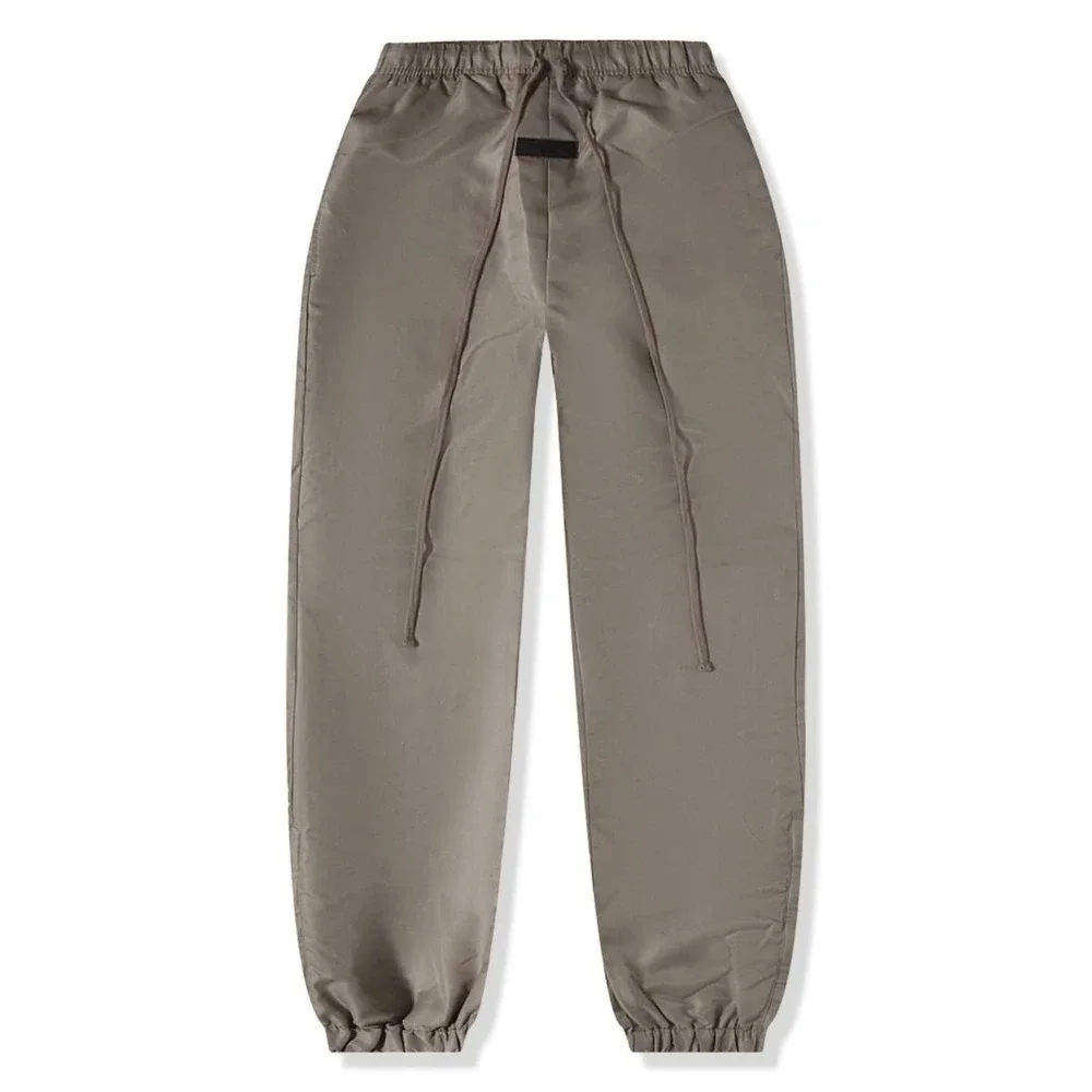 KIDS Fear of God Essentials Track Pants Desert Taupe Drawstring Size 10‎