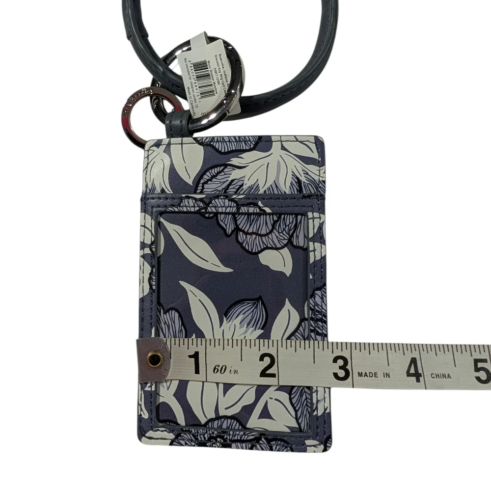 Vera Bradley Bracelet Moon Shadow Meadow Key Ring Card Case