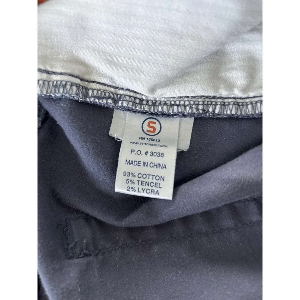 Stitch‎ Golf Mens Pants 38x34 Gray Stretch Cotton Lycra Casual Chinos