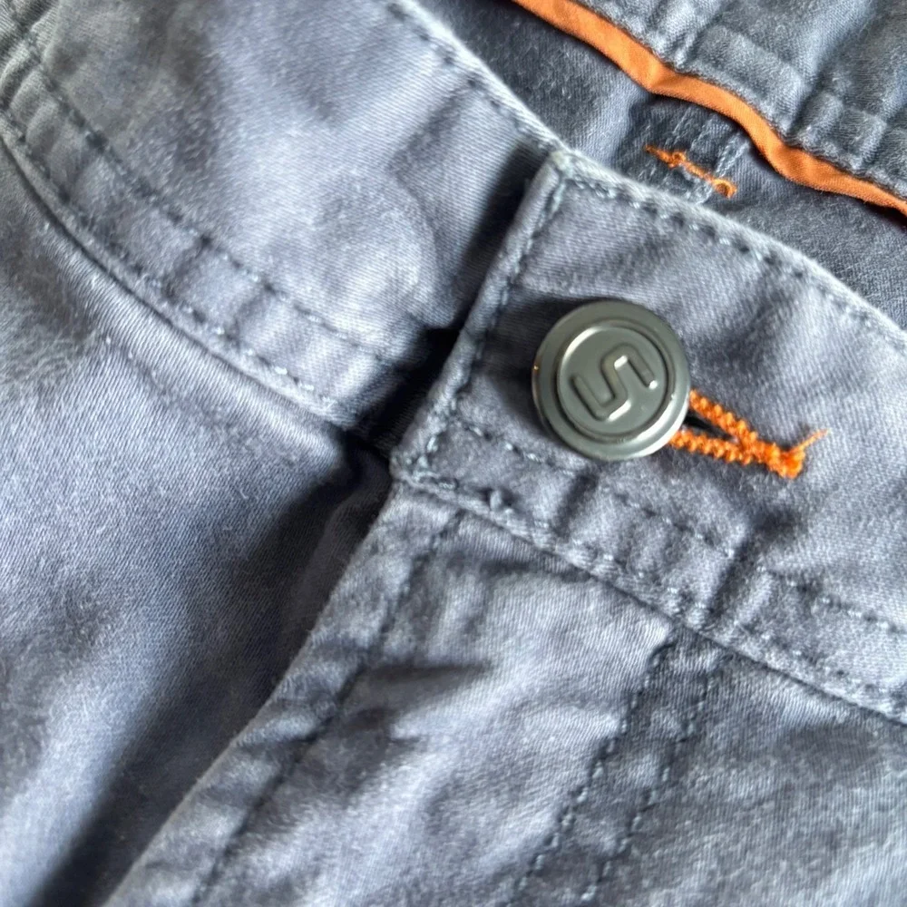 Stitch‎ Golf Mens Pants 38x34 Gray Stretch Cotton Lycra Casual Chinos