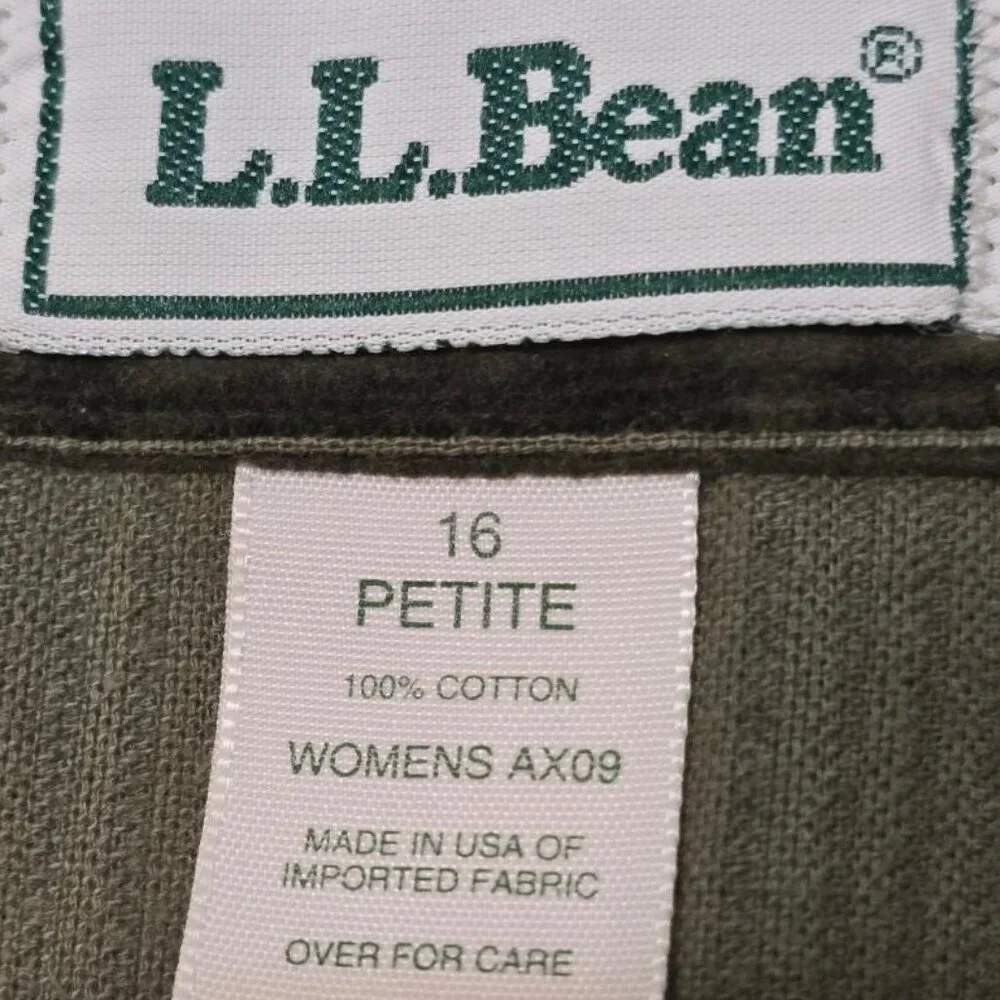 L.L. Bean 16 measurements