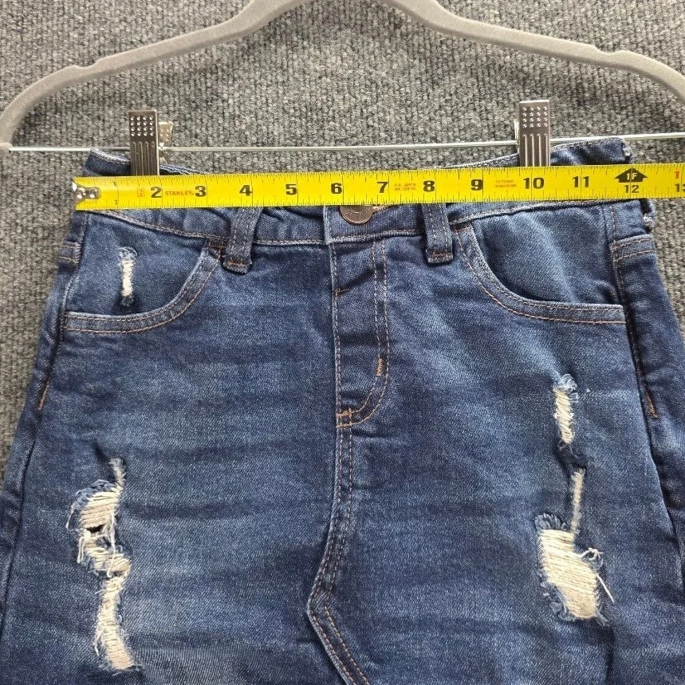 Justice distressed denim