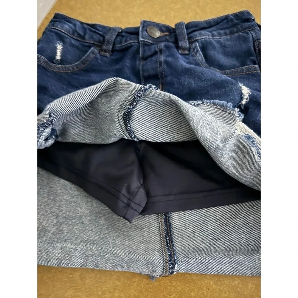 Justice distressed denim