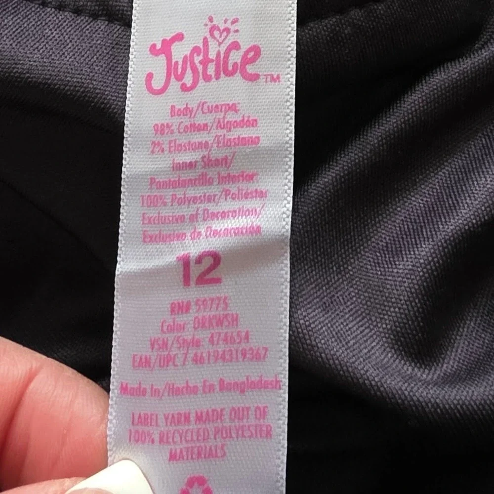 Justice distressed denim