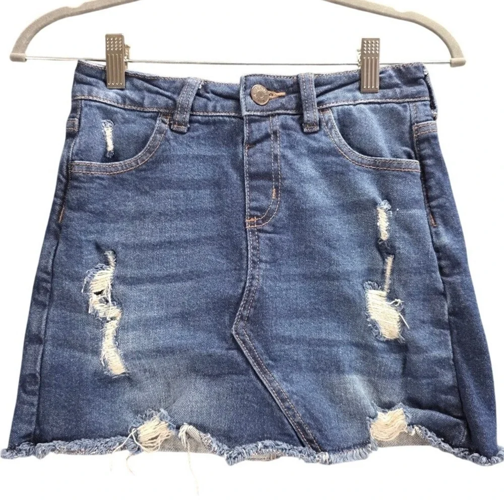 Justice distressed denim
