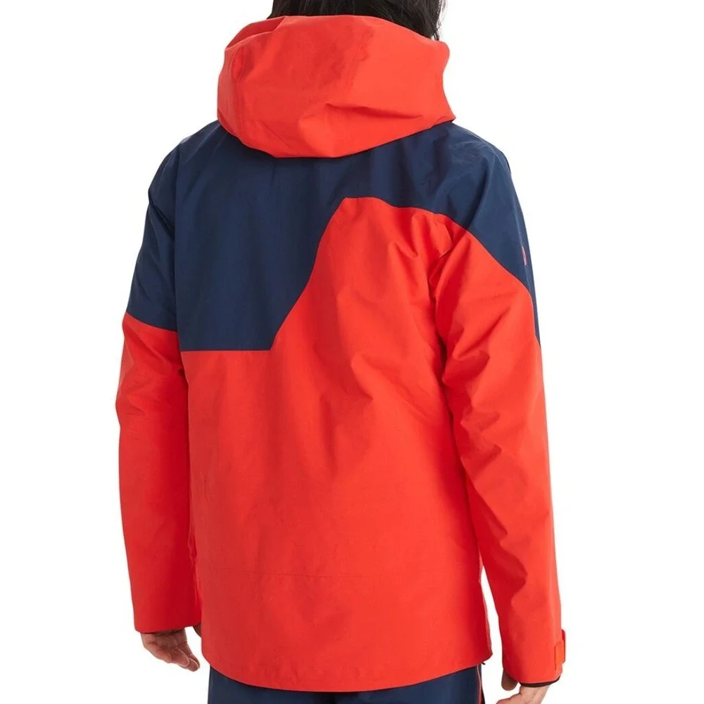 Marmot BL Pro Jacket Mens Gore-Tex Pro Ski Snowboard Shell Red Navy RECCO‎