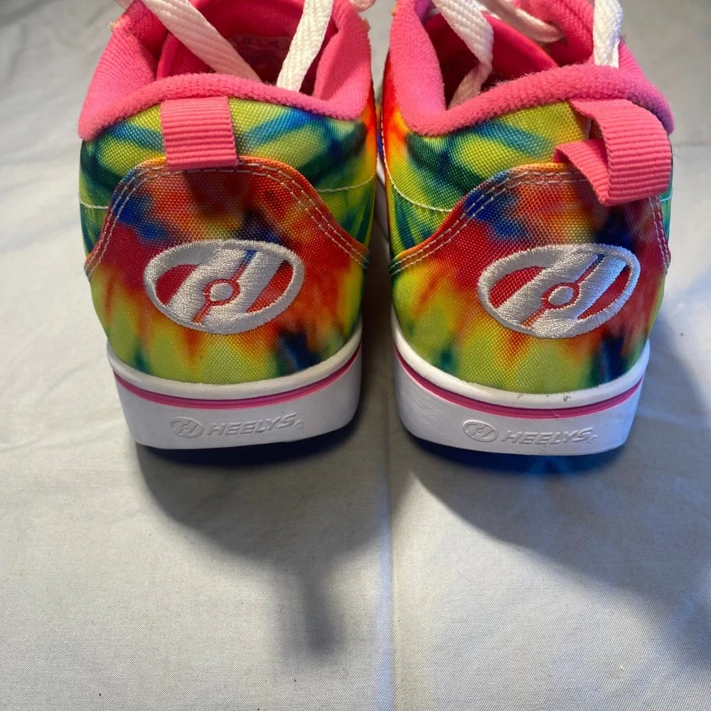 Heelys‎ Tie Dye Rainbow Pink Girls Youth Roller Shoes Sneakers Size 4 Pro 20
