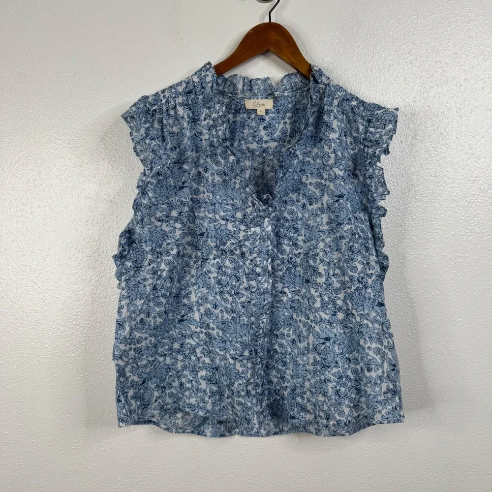 Elan blue floral