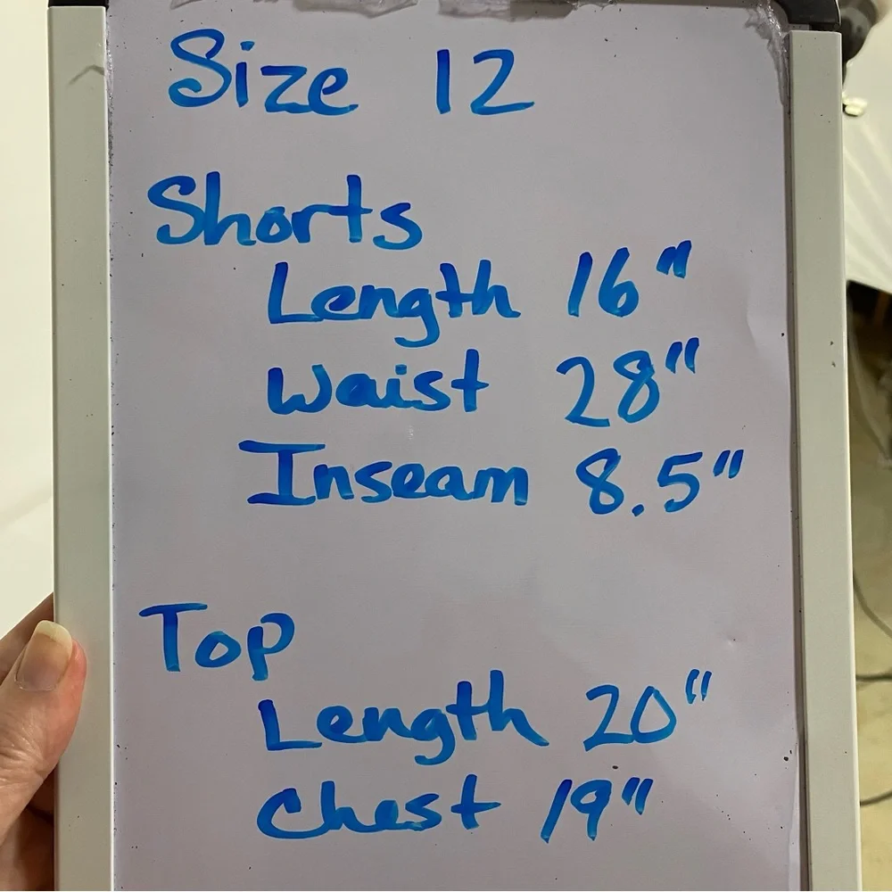 Justice top shorts