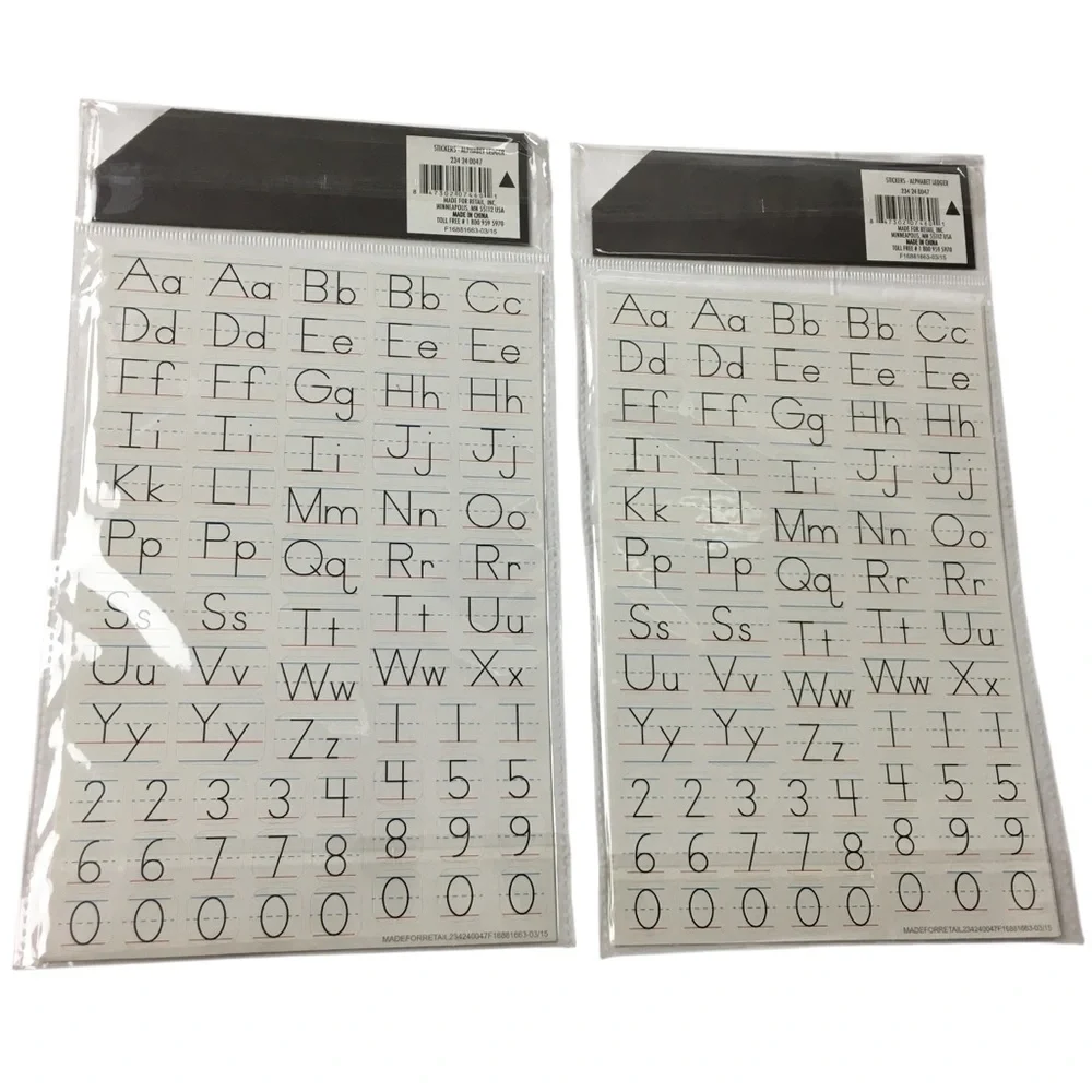 Target alphabet number