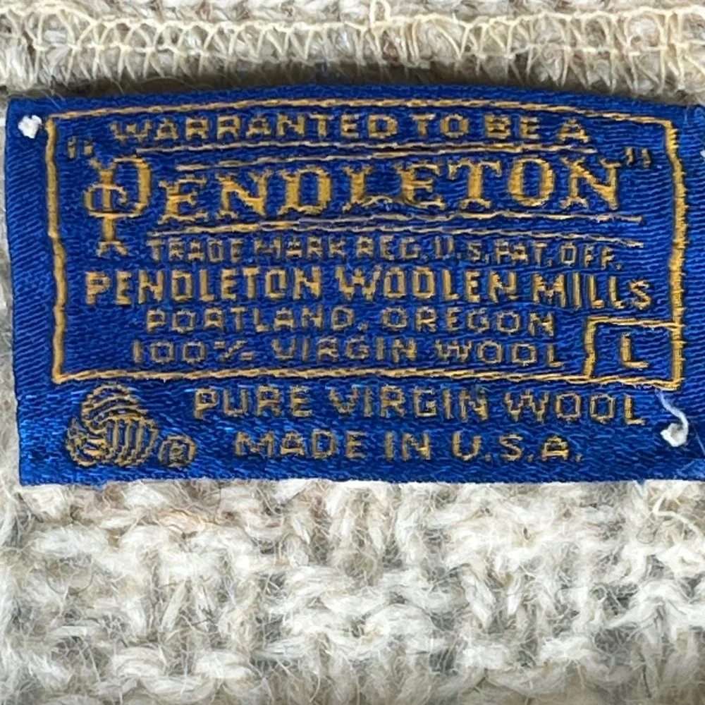 Pendleton ribbed button rustic