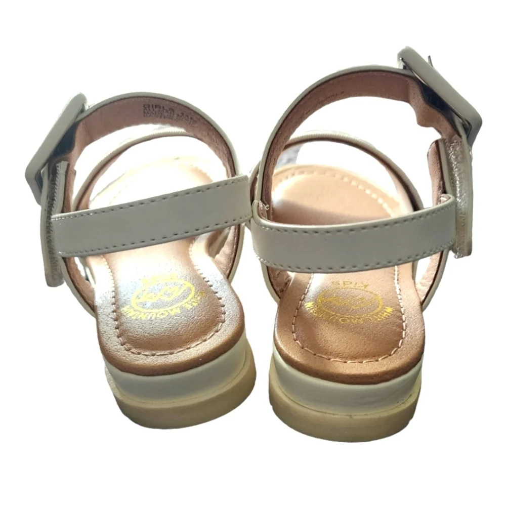 Big Girls White Mountain Kids Eastern Strappy Sandals Size 11