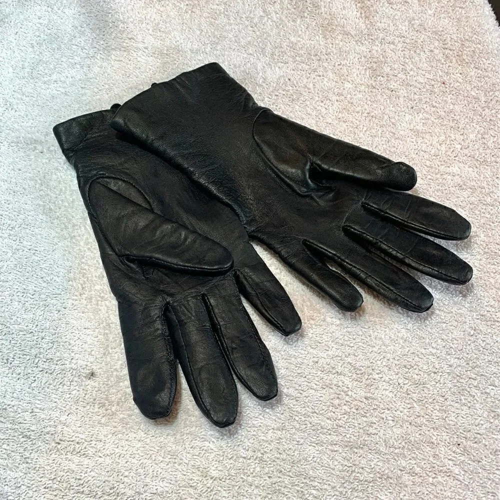 black leather