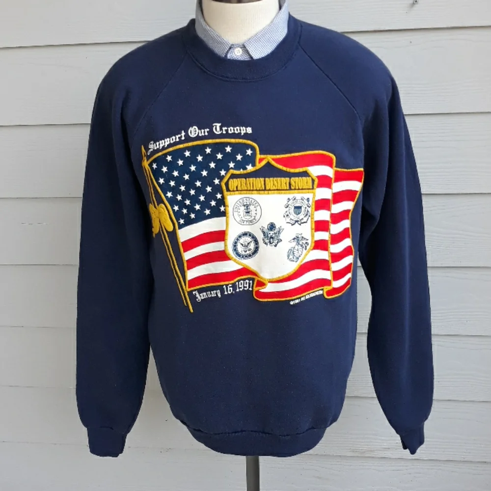 DESERT‎ STORM Military Vintage Crewneck Sweater XXL