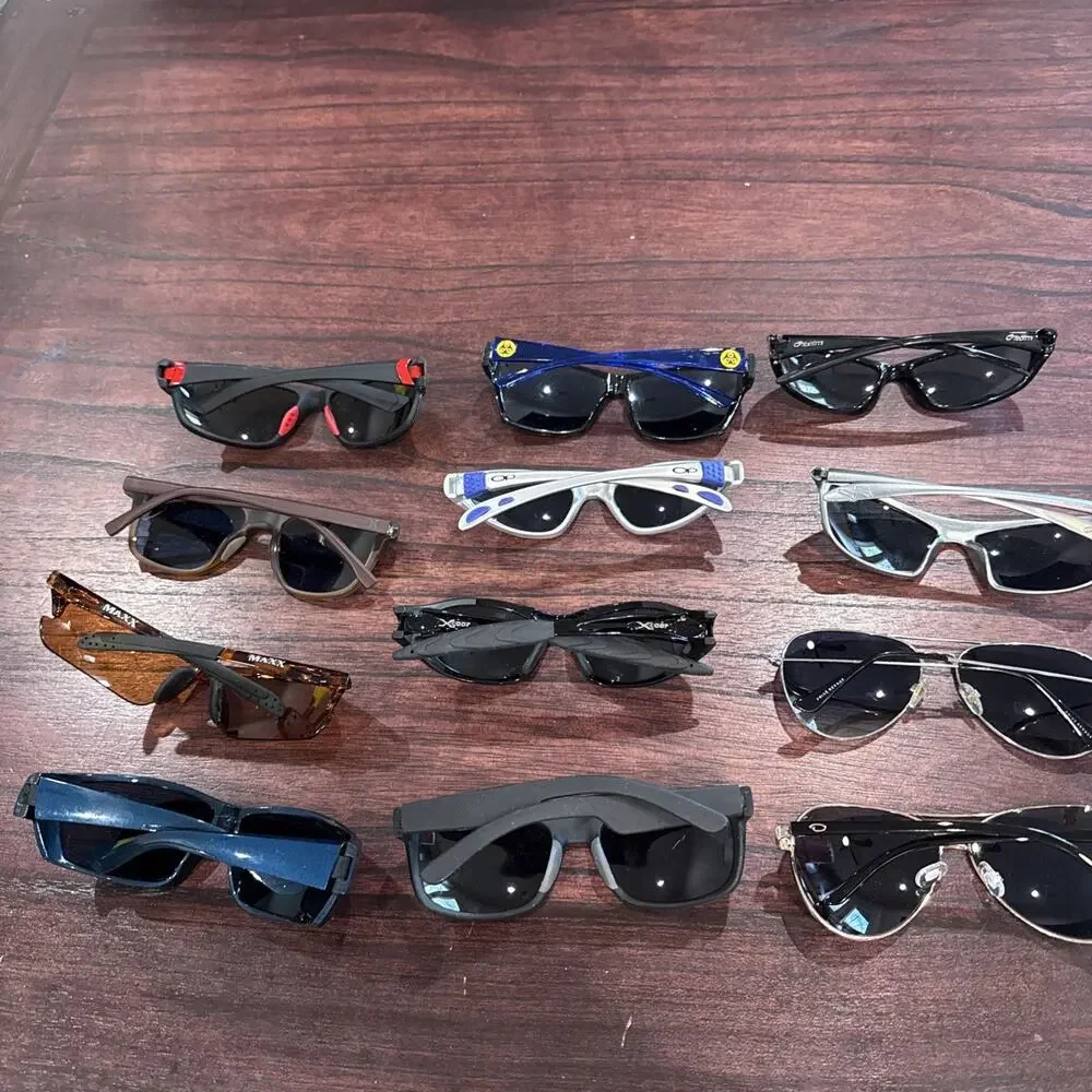 Assorted sunglasses are