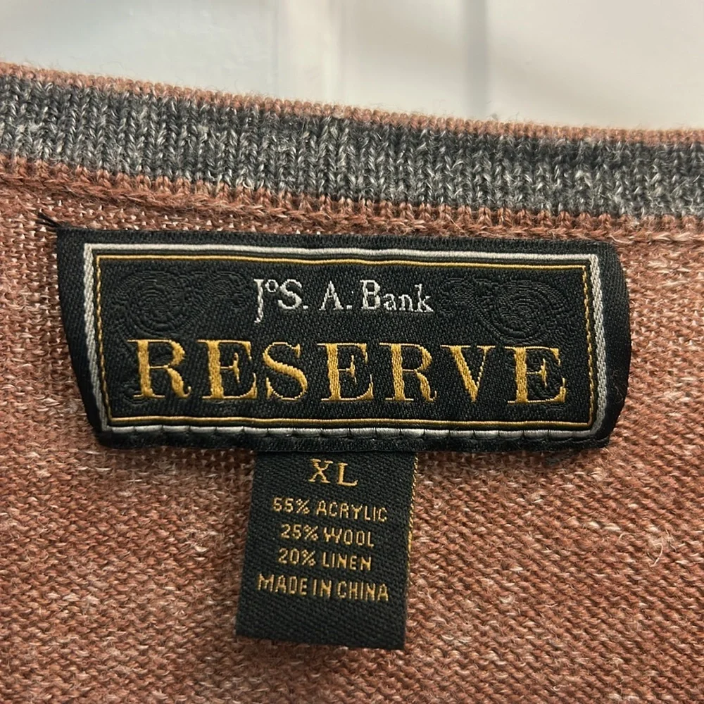 Jos. A. Bank Men’s Reserve Higher-End Collection Marbled Sweater Size XL