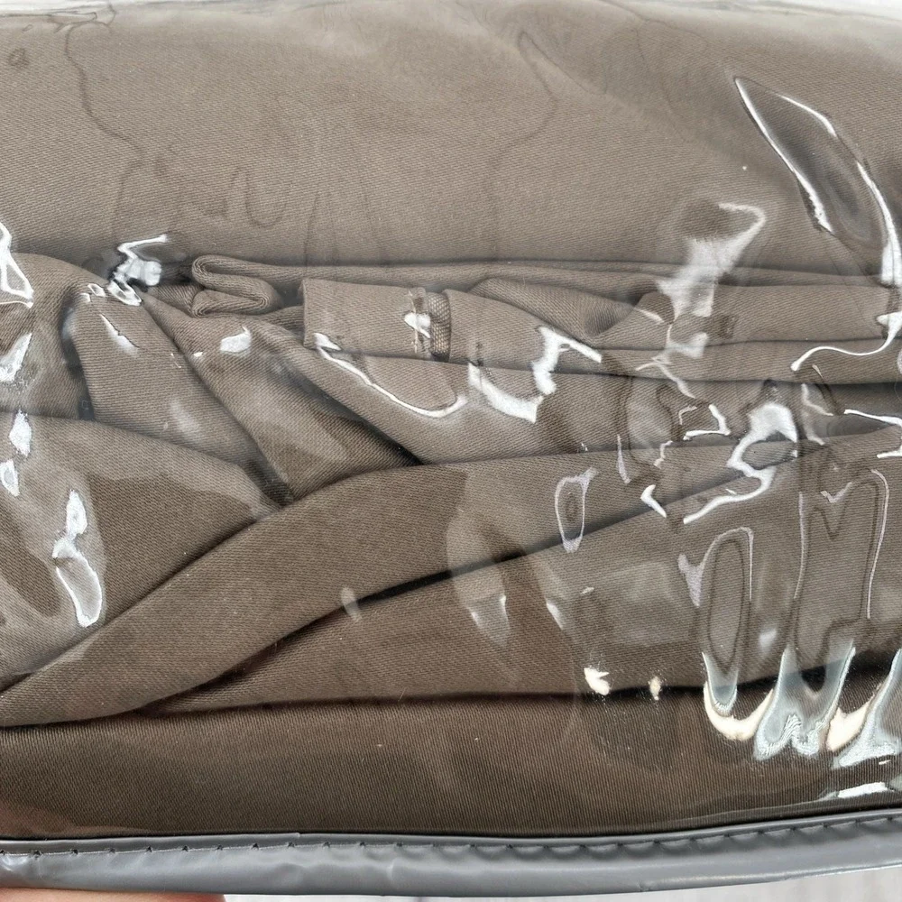 Liz Claiborne Sheet Set SPLIT KING Classic Taupe 575 Thread Count Cotton Blend