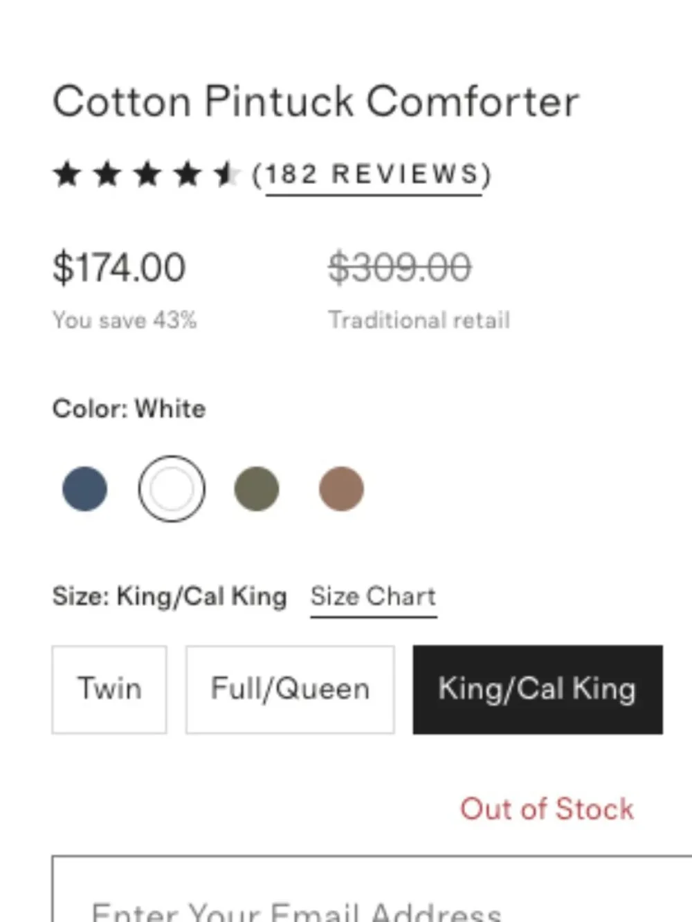Quince cotton pintuck