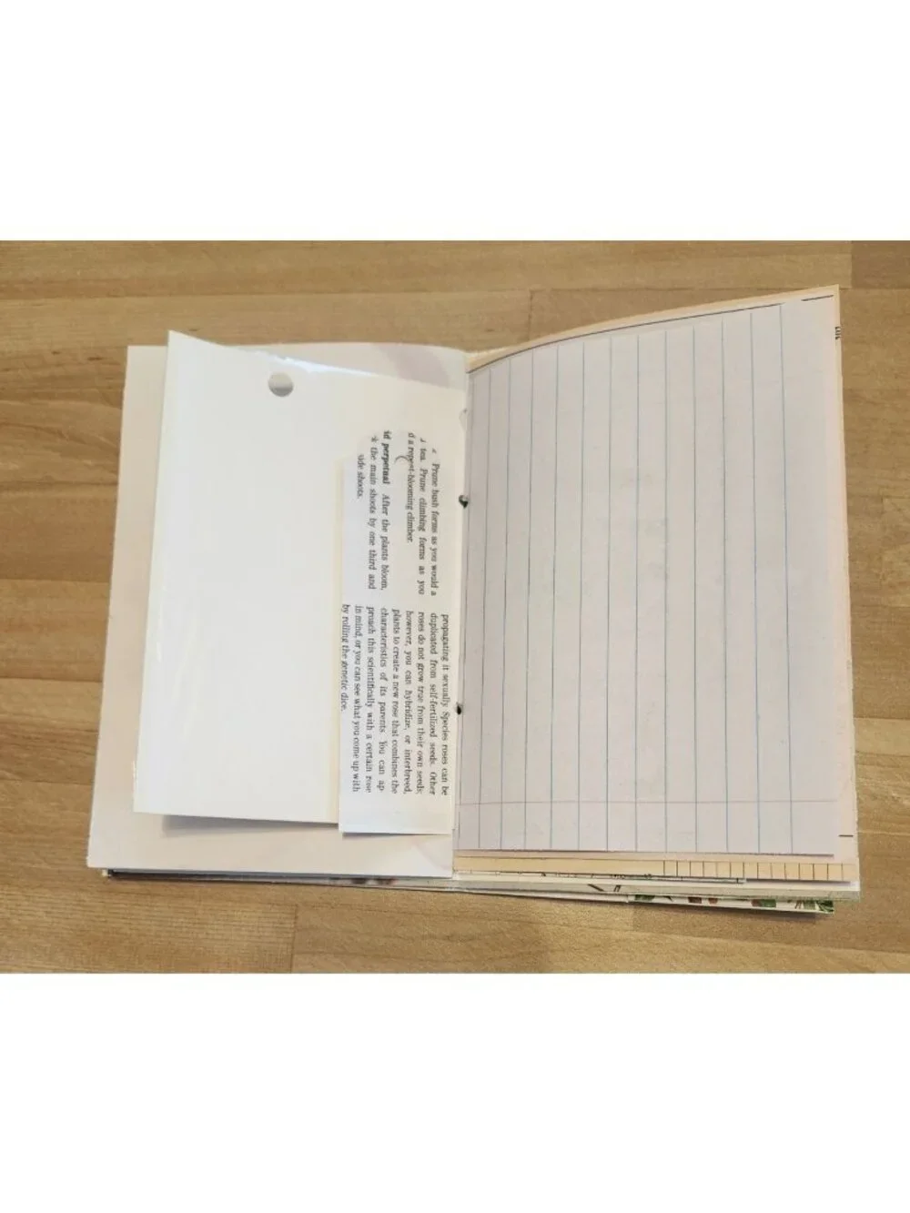 Handmade pages measures