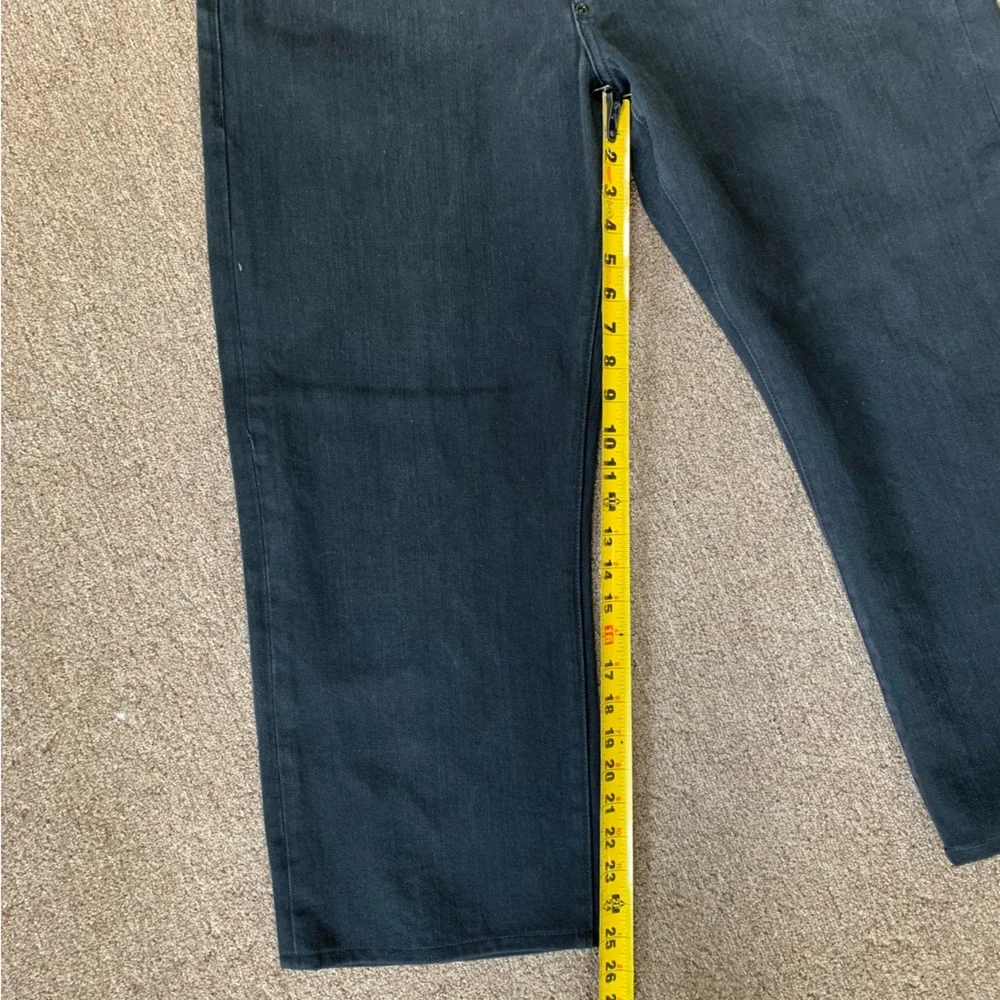 Sean John Mens Jeans Hamilton Size 36*25 Inseam‎ Black Wide Leg Relaxed