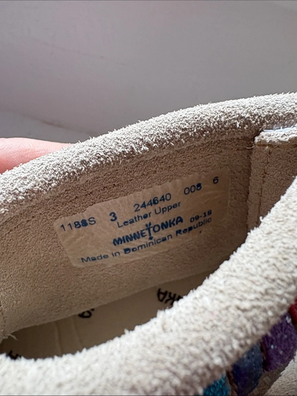 Minnetonka soft suede