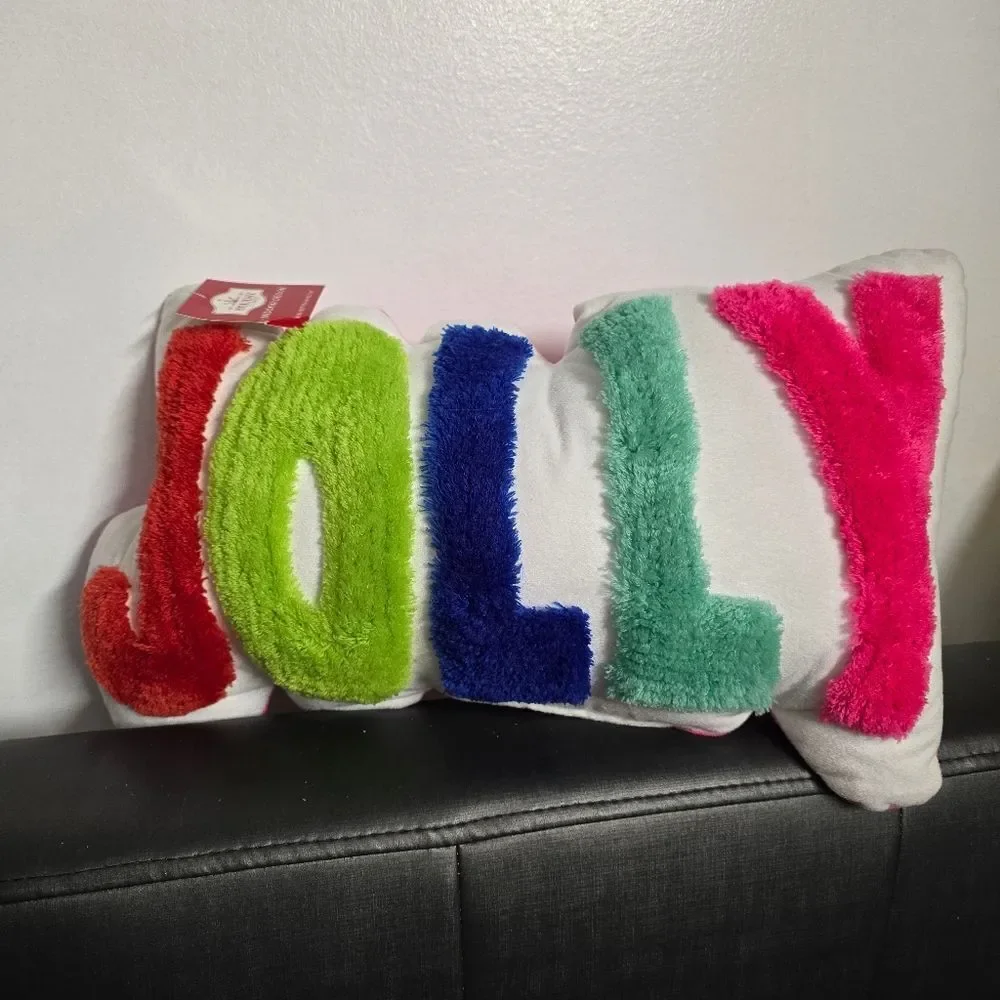 New Holiday Time Embroidered 