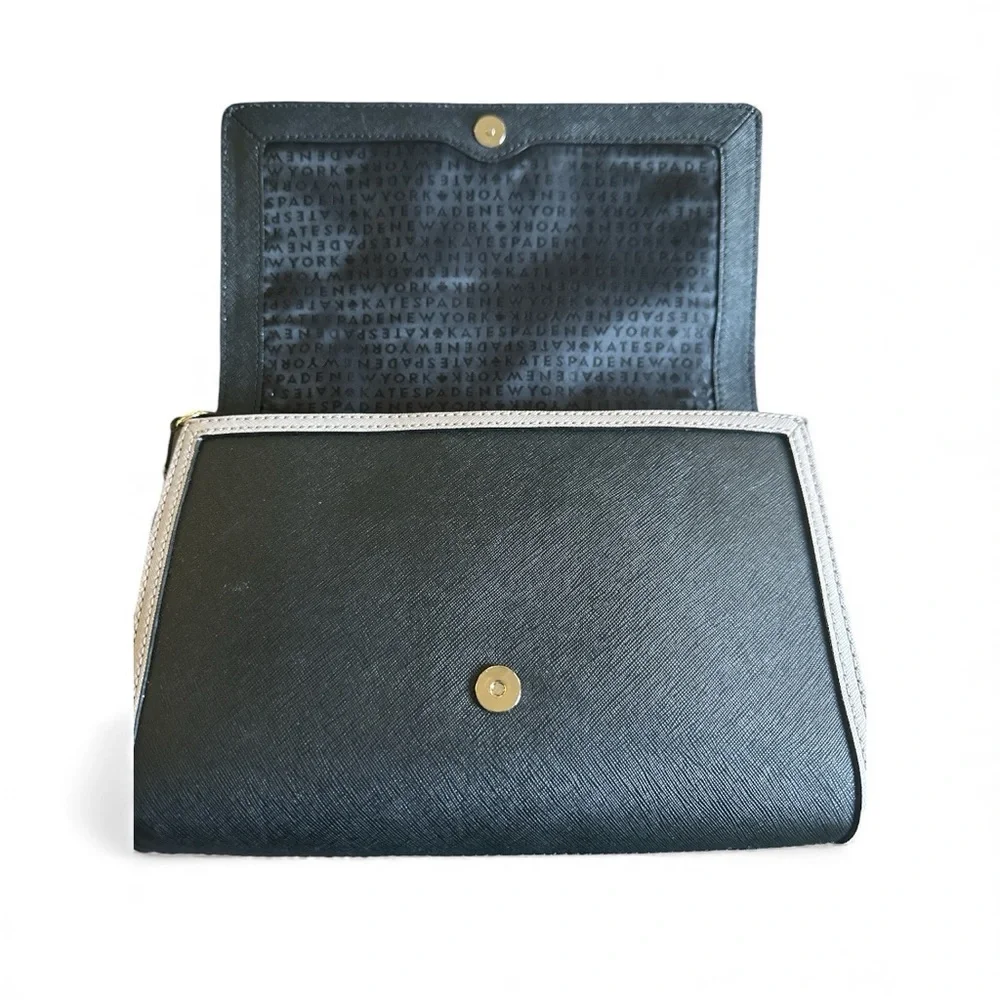 Kate Spade Bow Crossbody Navy Blue Saffiano Leather NWOT Dust Bag