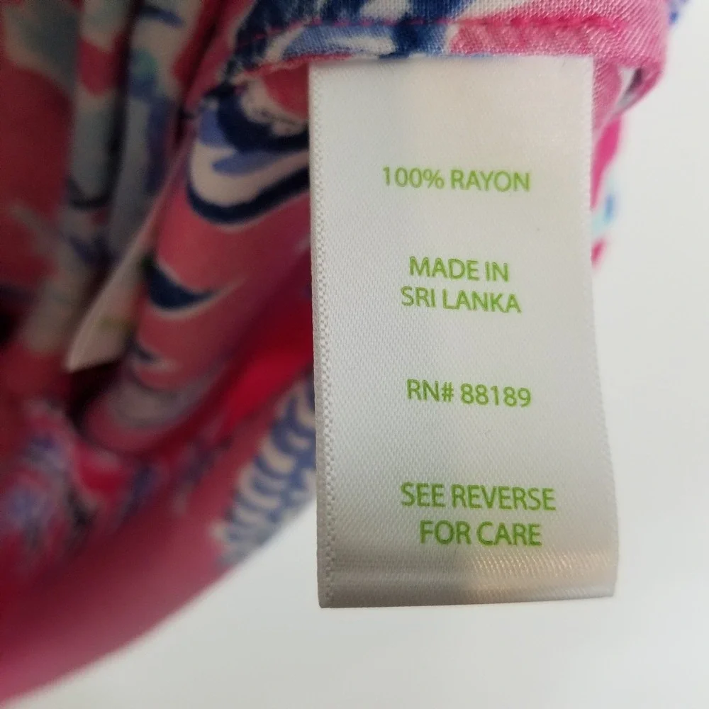 Lilly Pulitzer Sarasota Tunic‎ Dress Sz S Capri Pink Samba Womens Resort