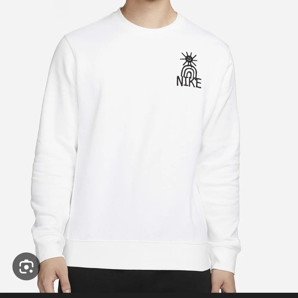 Nike Men's White Sweater