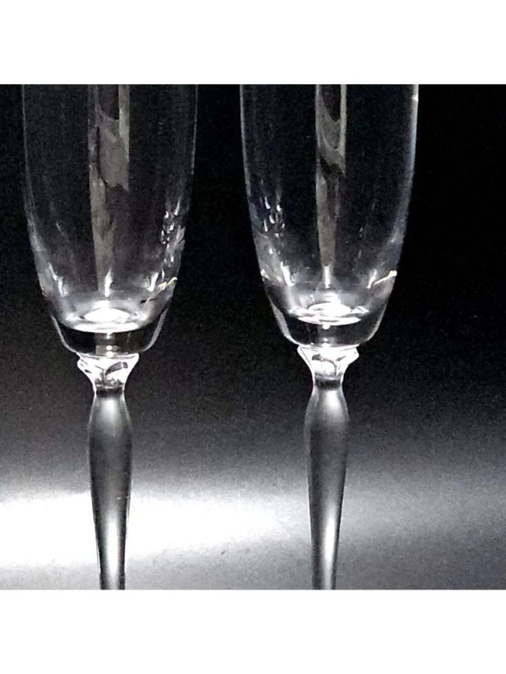 2 Pier 1 Petal Champagne Flutes 9
