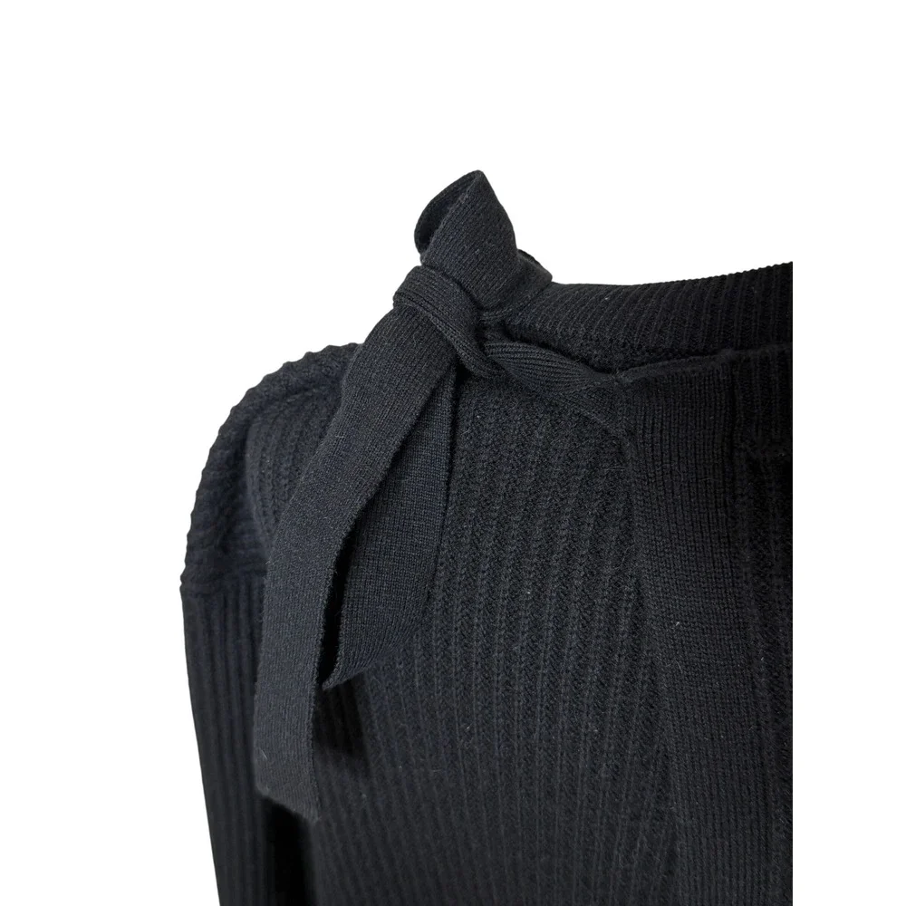 Vince black ribbed