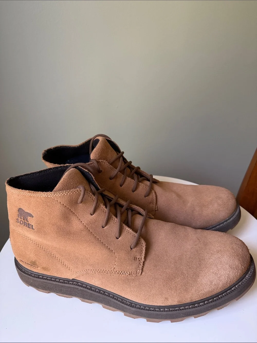 Sorel Men's Madson II Waterproof Soft Suede Leather Boots Lace Up (NM5372-286)